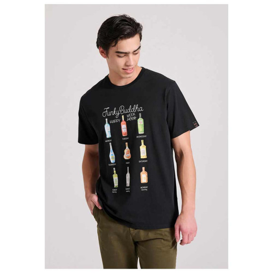 Funky Buddha Ανδρική κοντομάνικη μπλούζα